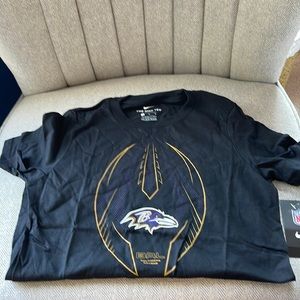 Kids Nike Baltimore Ravens Short Sleeve Shirt Size Medium